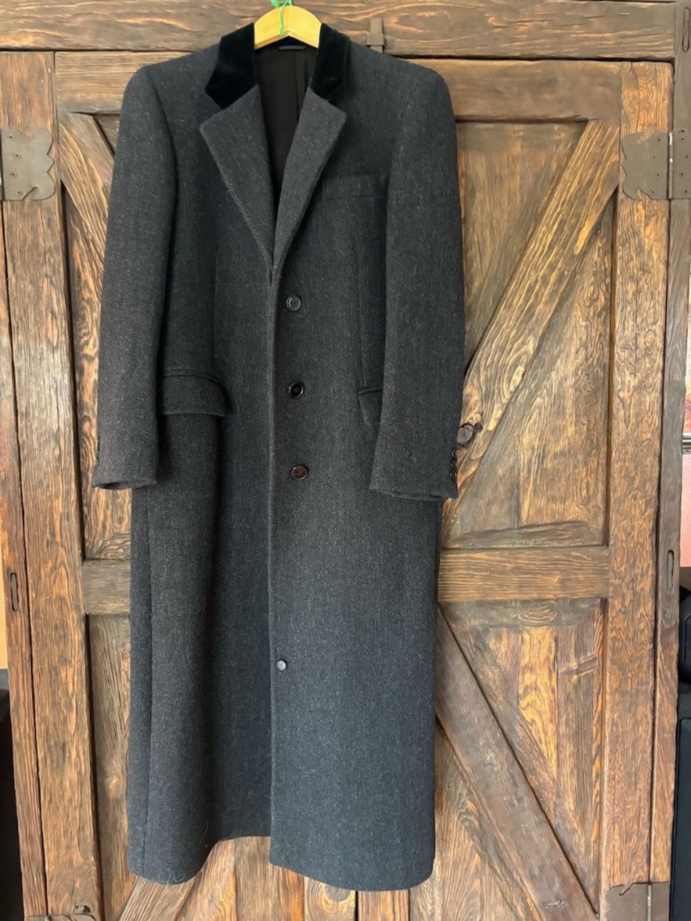 Vintage Brooks Brothers tailored long overcoat wool  size 8